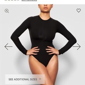 SKIMS Classic Black Bodysuit
